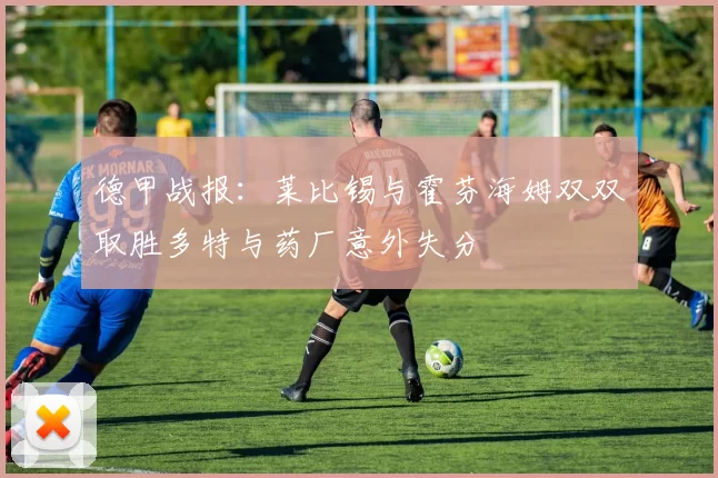 德甲战报：莱比锡与霍芬海姆双双取胜多特与药厂意外失分