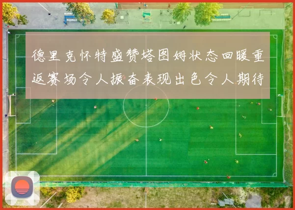 德里克怀特盛赞塔图姆状态回暖重返赛场令人振奋表现出色令人期待